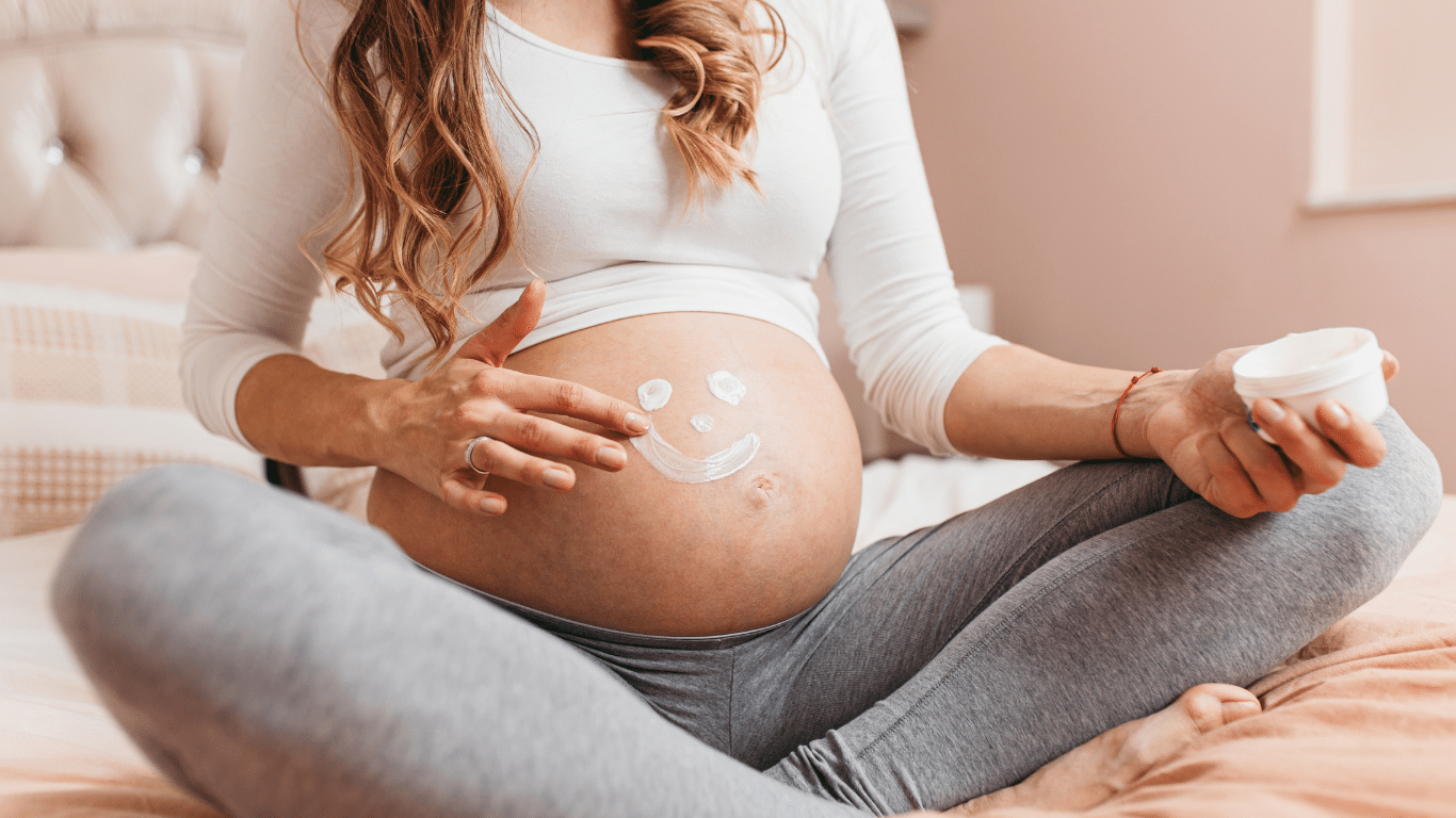 mujer en una de las etapas del embarazo