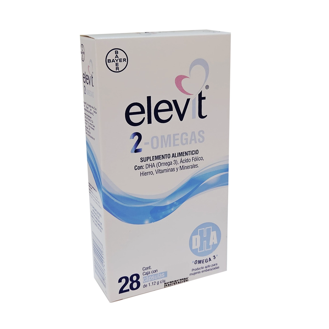 Elevit 2 Omegas con 28 cápsulas