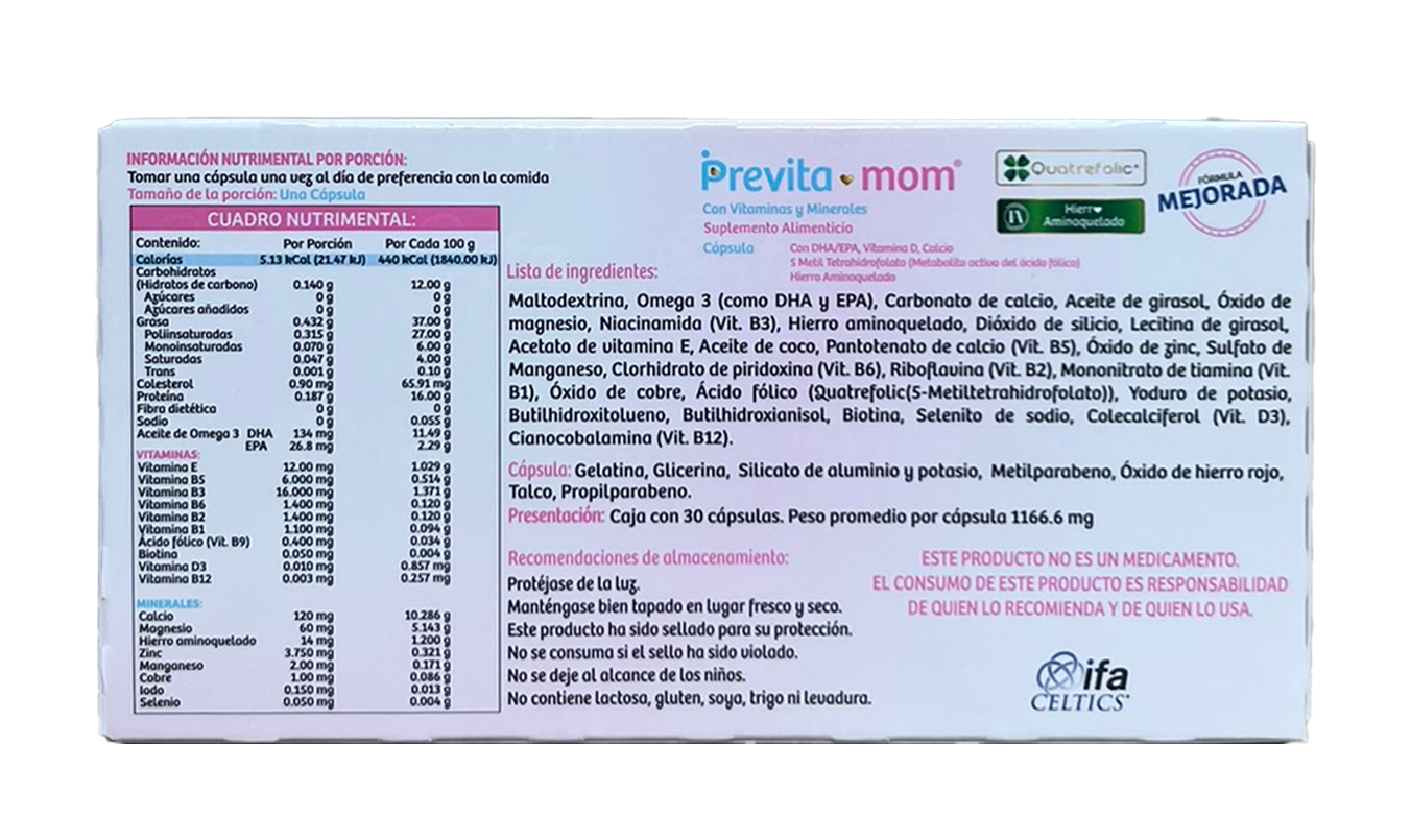 Previta Mom 30 Cápsulas - Image 2